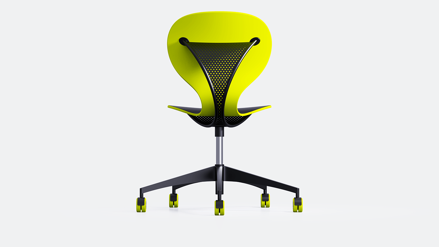 Albert Rakhimzhanov，Butterfly，Office furniture concept，product design，Ergonomics，Butterfly table and chair，