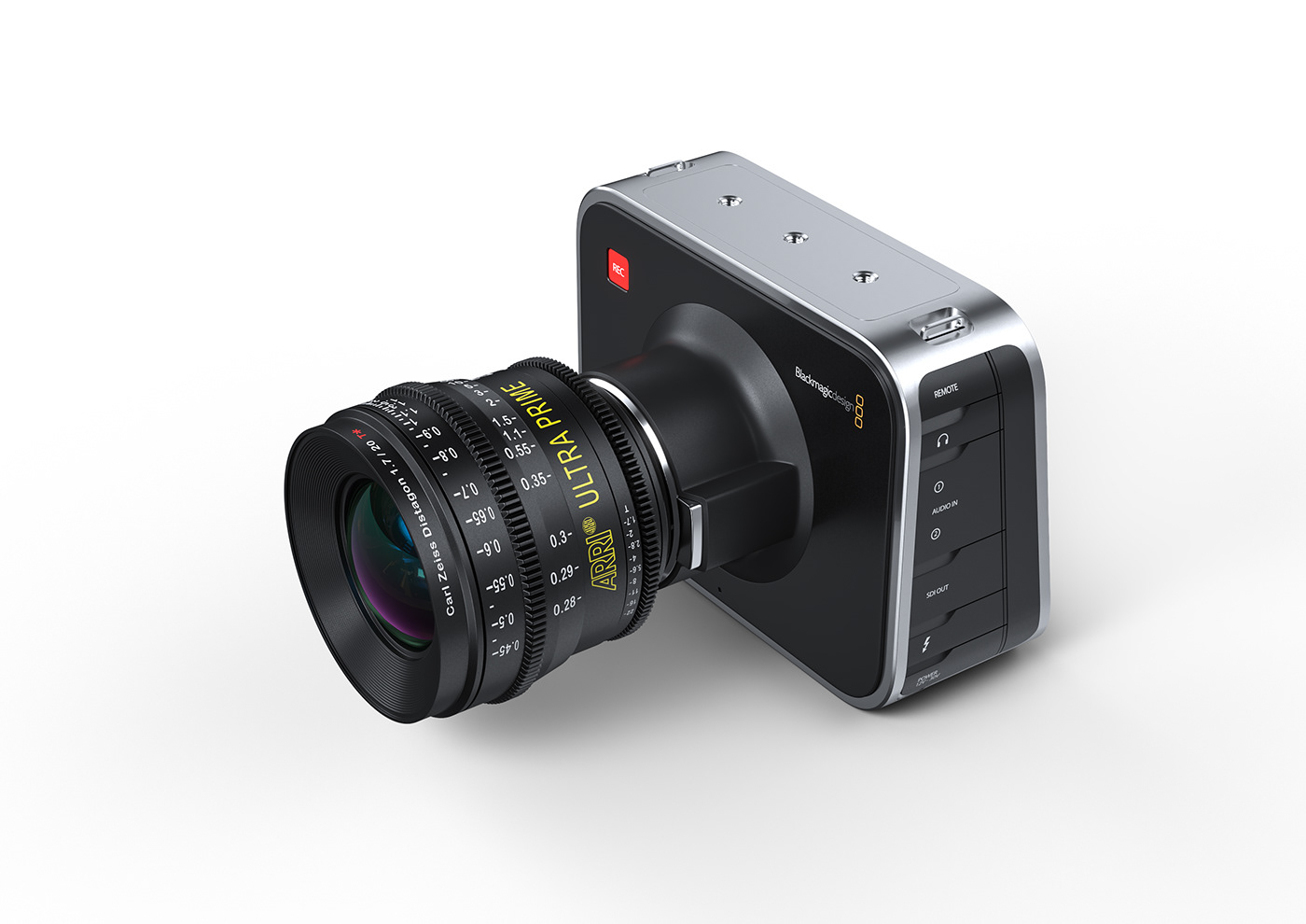 Eldar Kangliev，Cinema Camera EF，blackmagic，product design，Render，visualization，