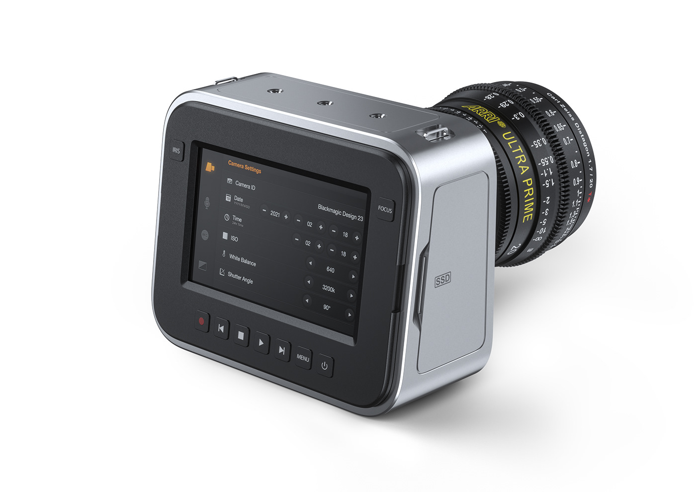 Eldar Kangliev，Cinema Camera EF，blackmagic，product design，Render，visualization，