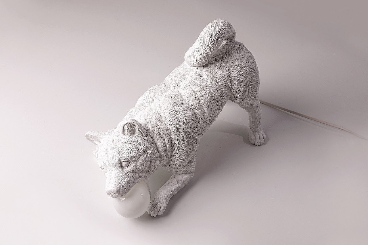 实用性设计，装饰设计，产品设计，极简主义，树脂，3D 打印，Playful Dog X Lamp，情感设计，