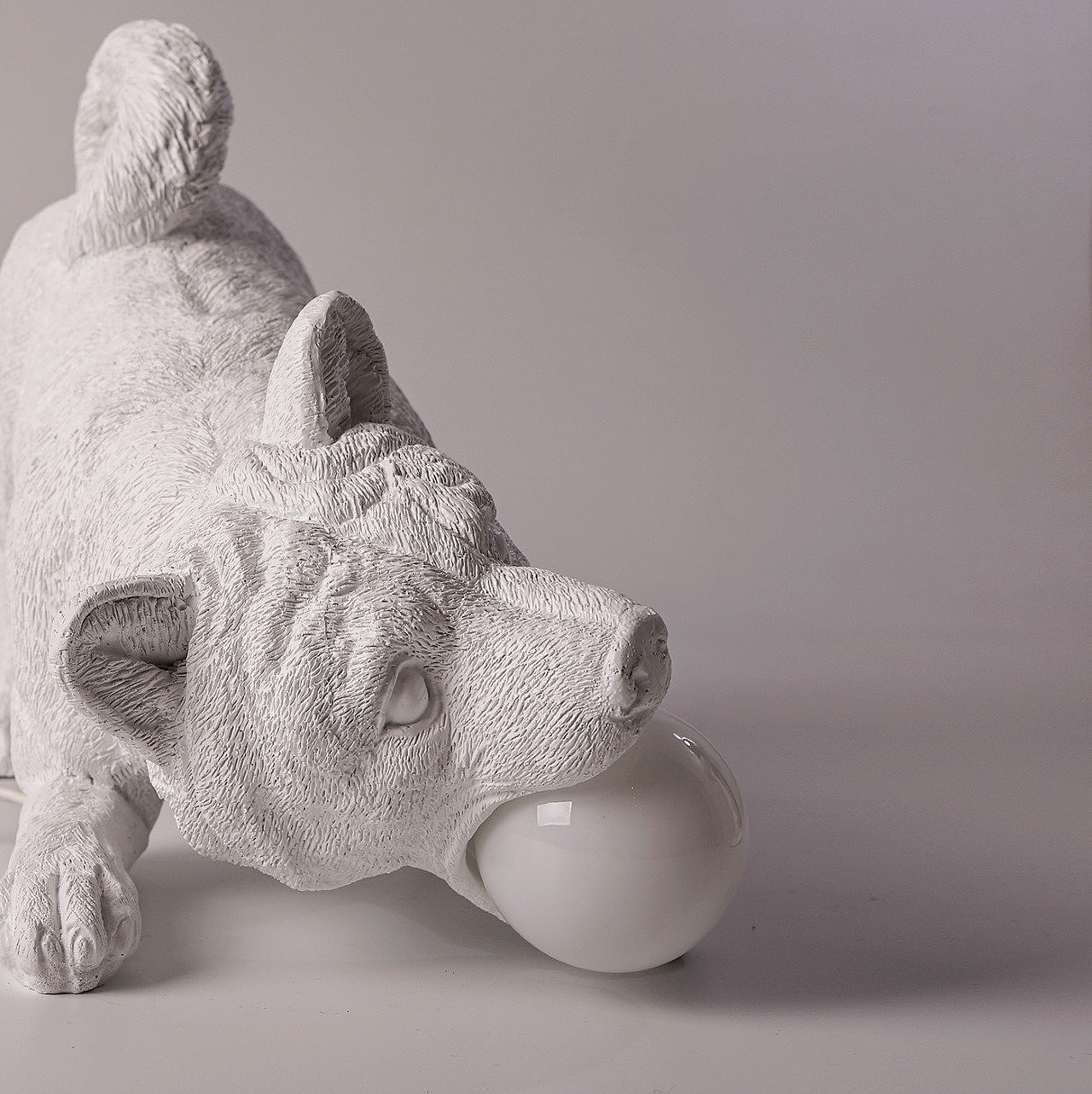 实用性设计，装饰设计，产品设计，极简主义，树脂，3D 打印，Playful Dog X Lamp，情感设计，