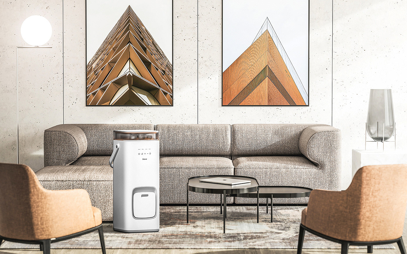 product design，Ultrasonic method，Natural design，Diffuser，Humidifier，