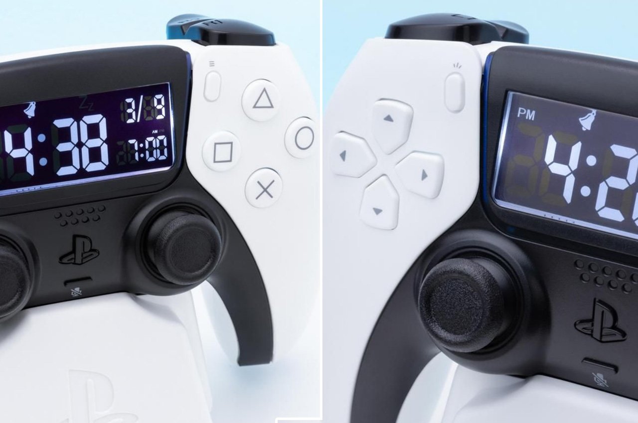 Firebox，Playstation 5，Controller alarm clock，product design，Functional alarm clock，