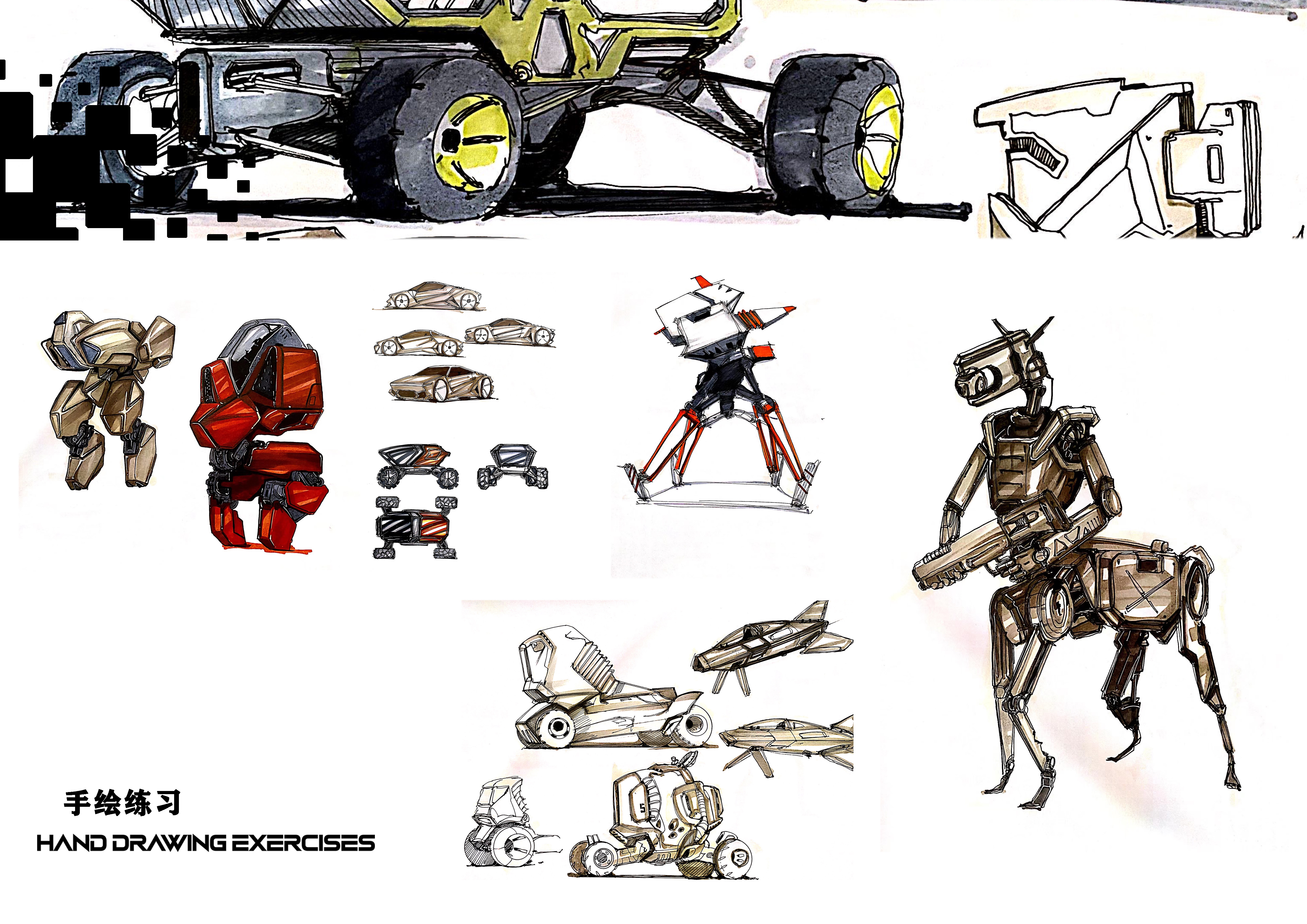 University works collection，sample reels，