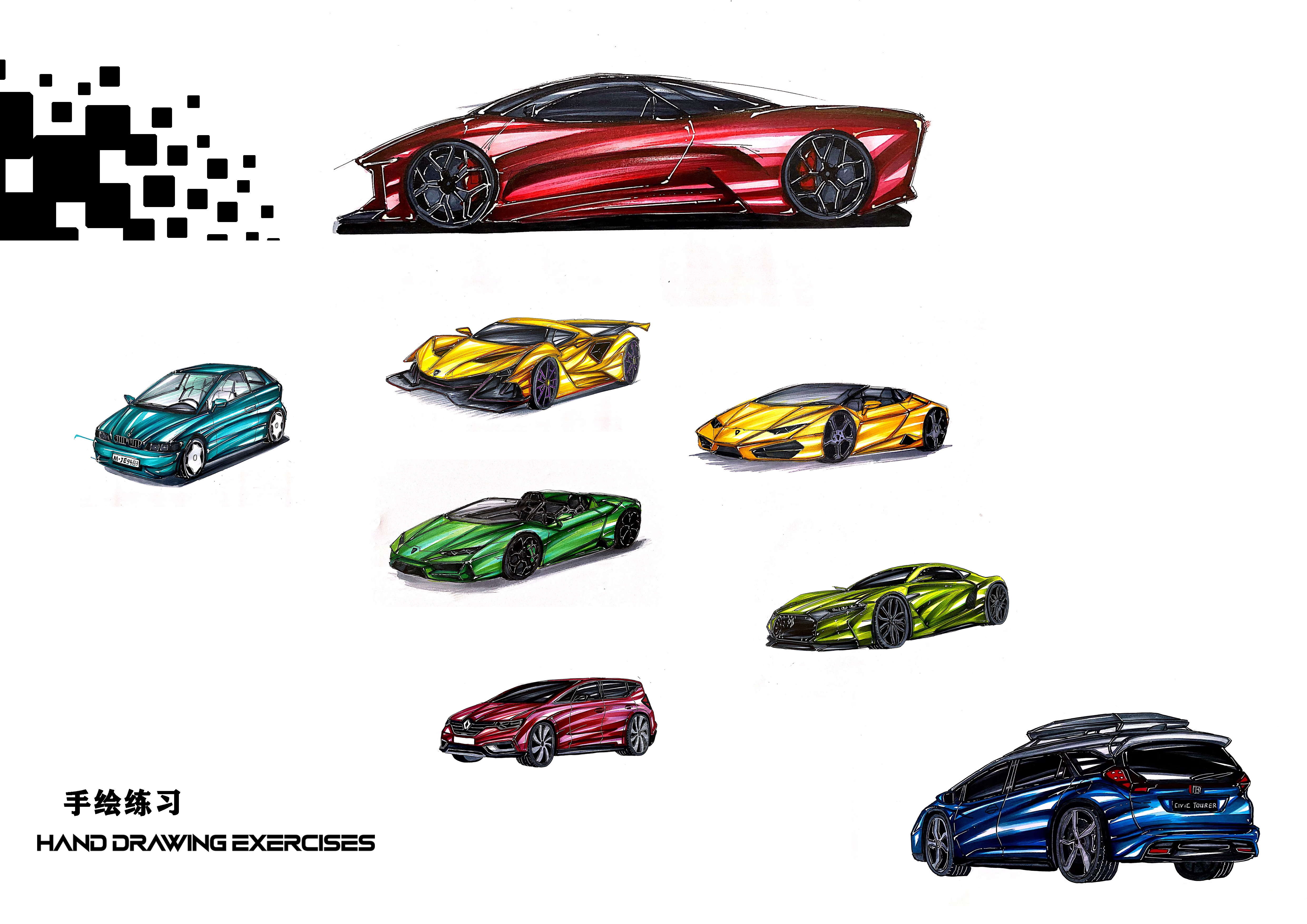 University works collection，sample reels，