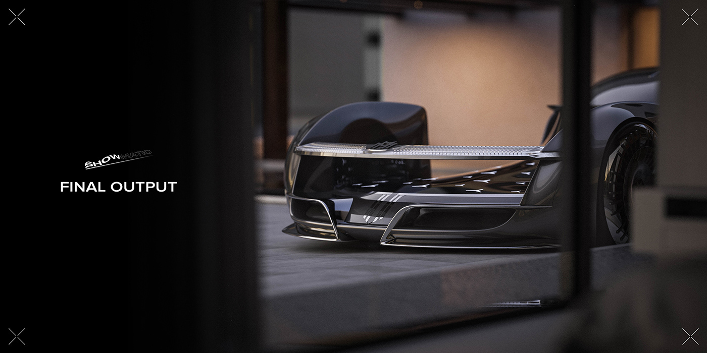 mercedes，Maybach SHOWMATIC，Automobile design，conceptual design，Streamlined design，