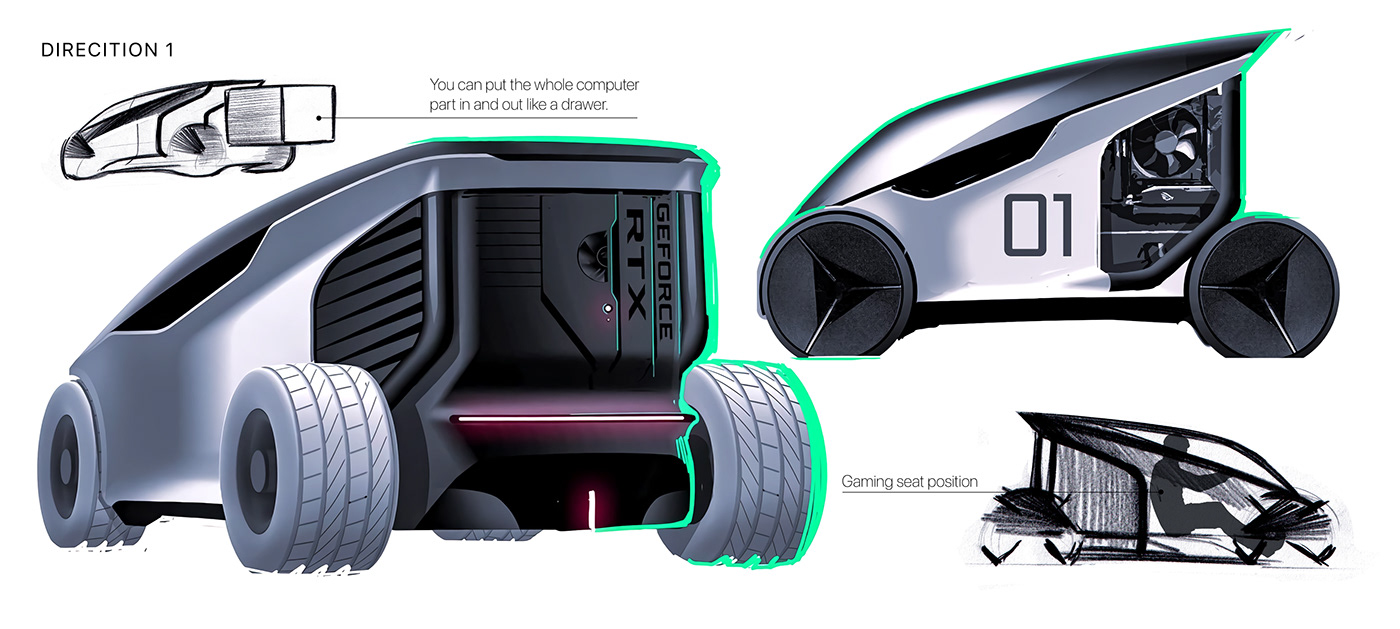 Sungjin Cho，sony，product design，Racing design，conceptual design，computer，Ergonomics，