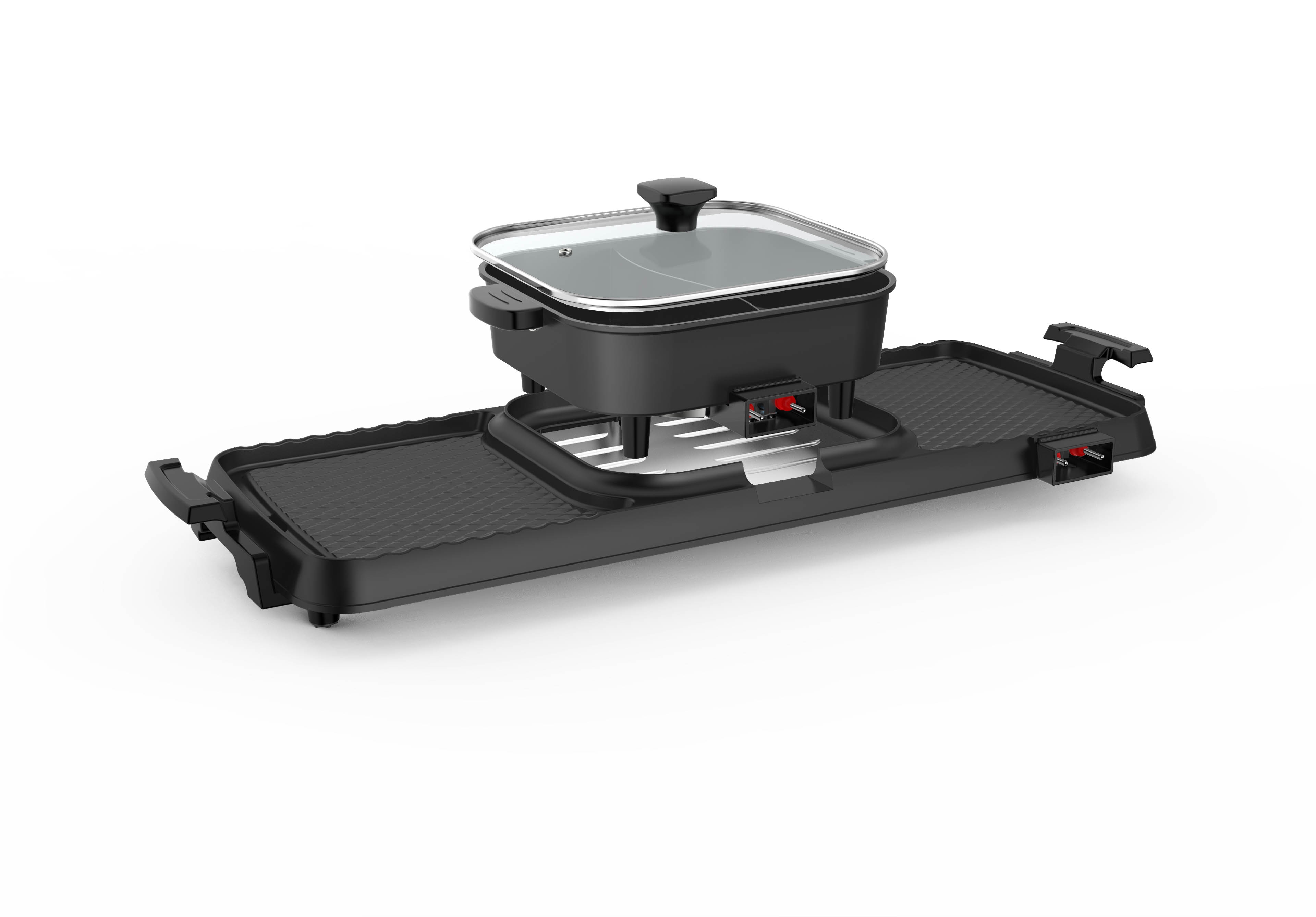 Baking tray，Electric baking pan，One Pot，Mandarin duck pot，Hot Pot，Household Electric Appliances，small home appliances，household electrical appliances，