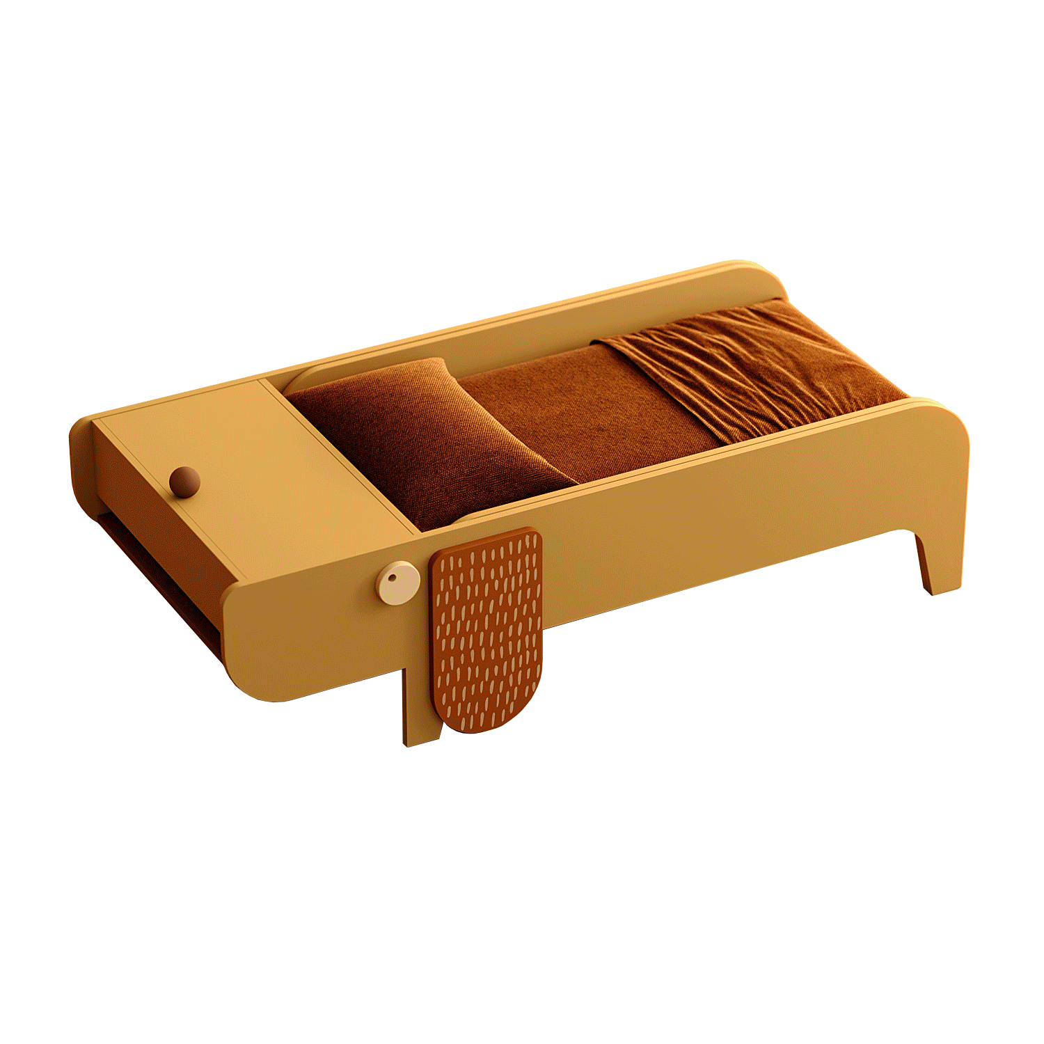 Children bed，product design，Appearance design，delicate，lovely，
