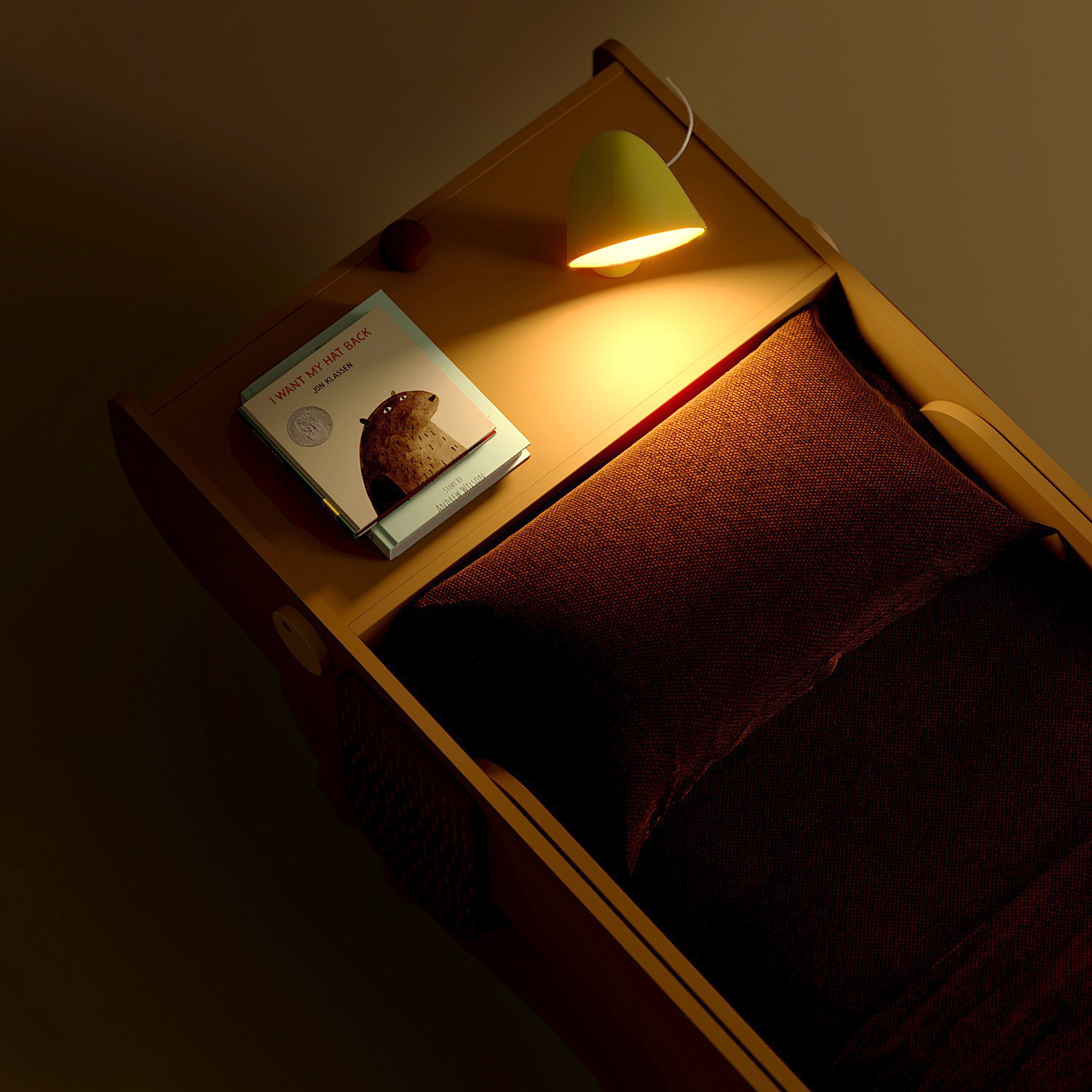 Children bed，product design，Appearance design，delicate，lovely，