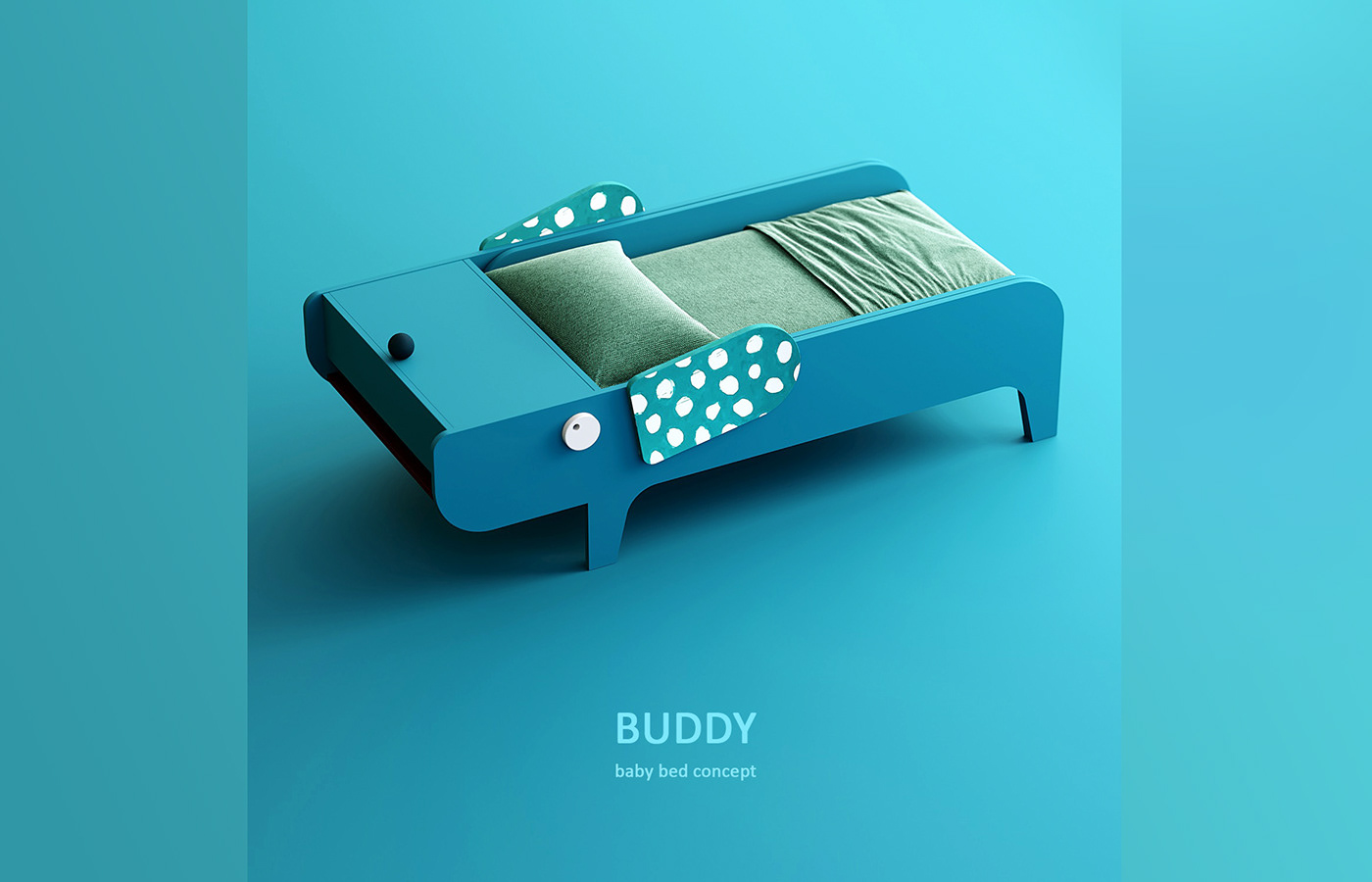 Children bed，product design，Appearance design，delicate，lovely，