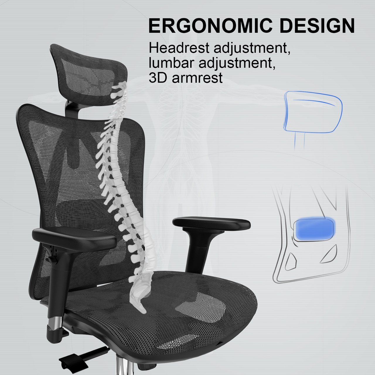 Sihoo M57，chair，Ergonomics，Office chair，