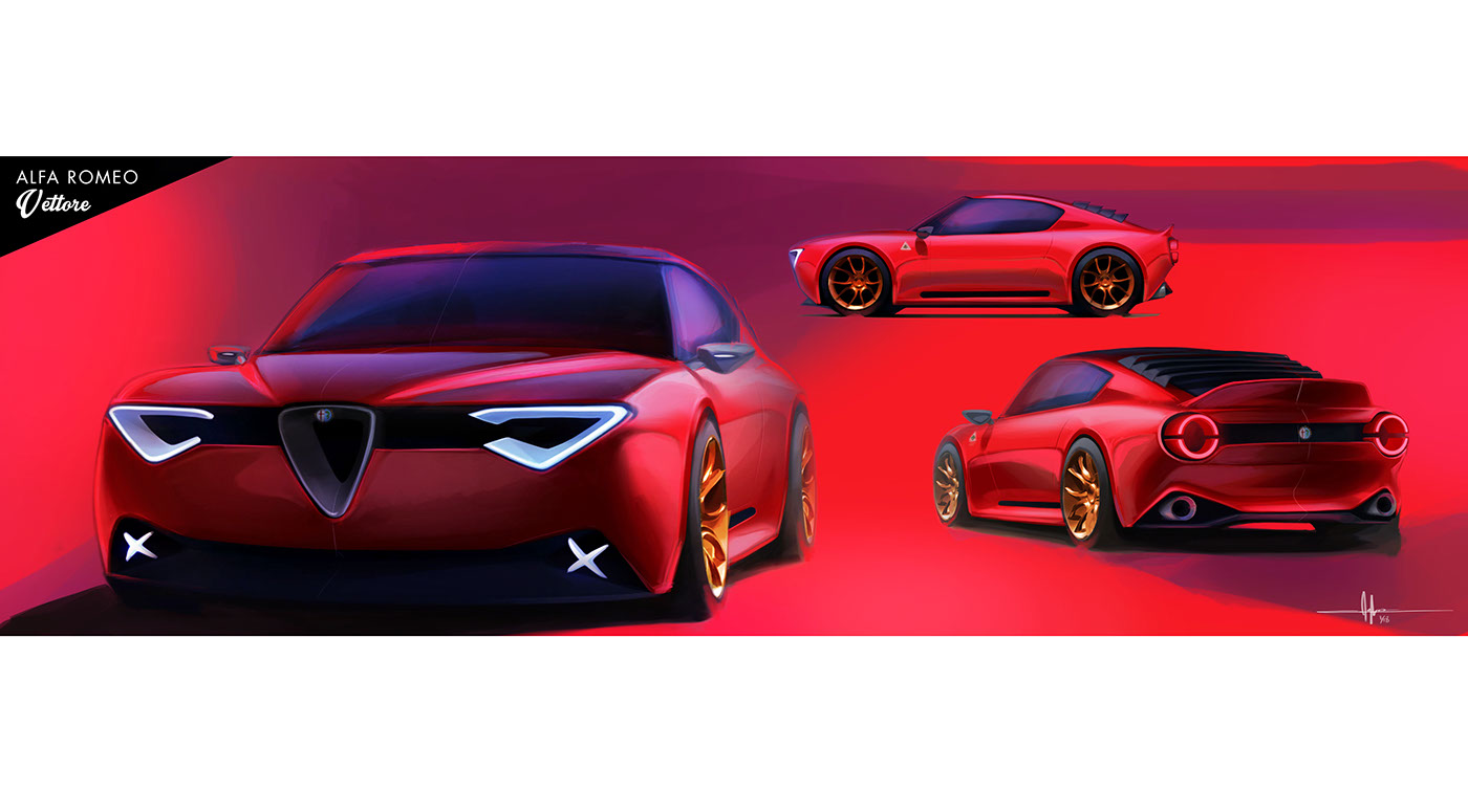 automobile，Hand drawn，painting，skill，Ubee ，