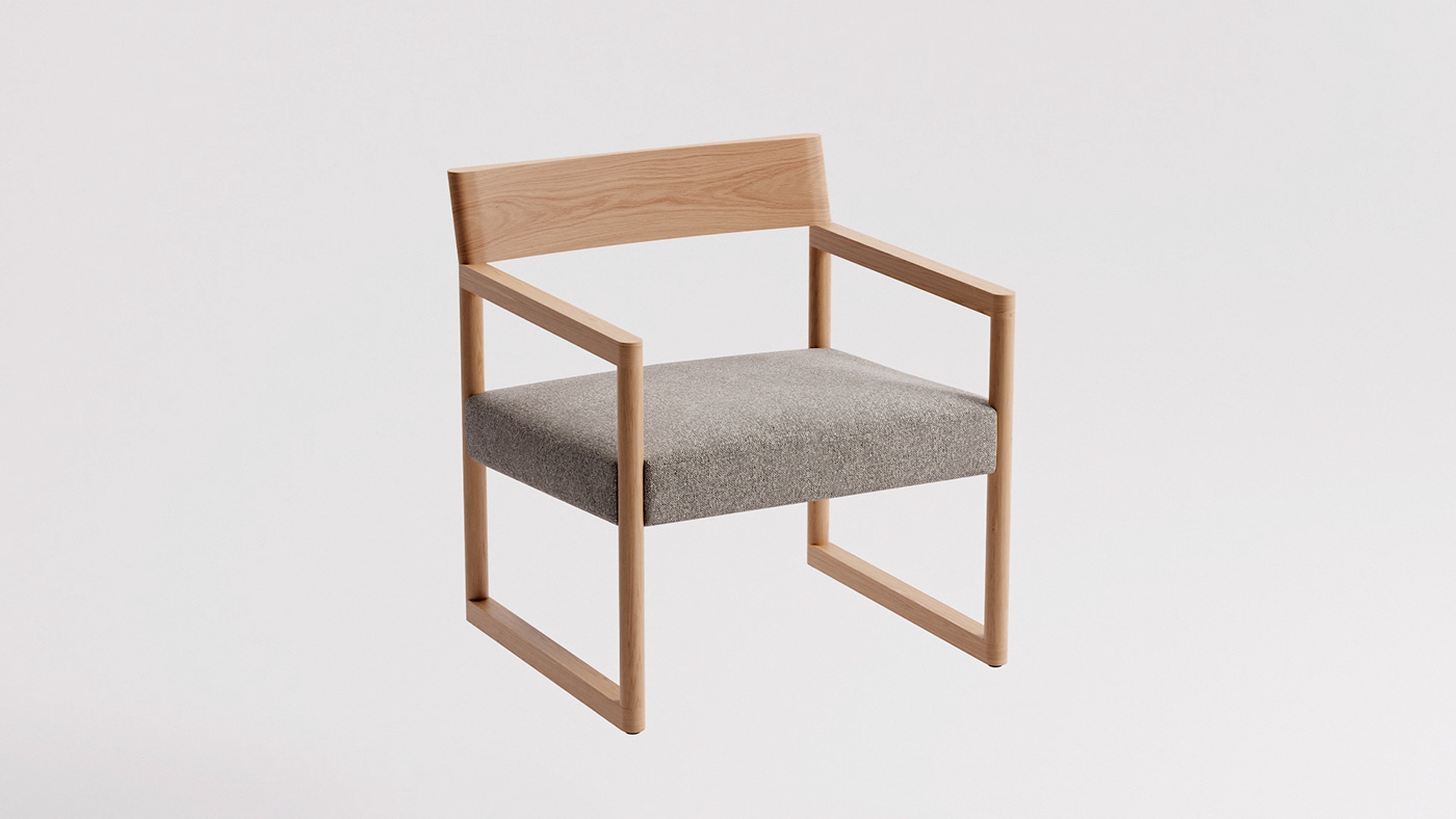 3D animation，animation，chair，wood，visualization，product design，Dynamic graphics，