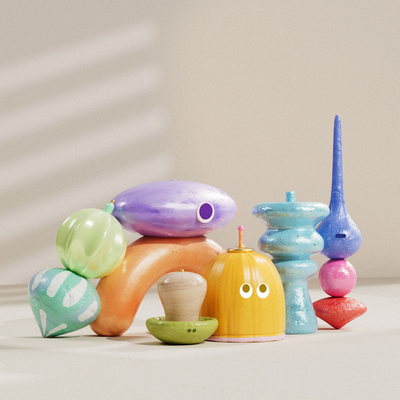 3d，3d illustration，Computer image，ceramics，