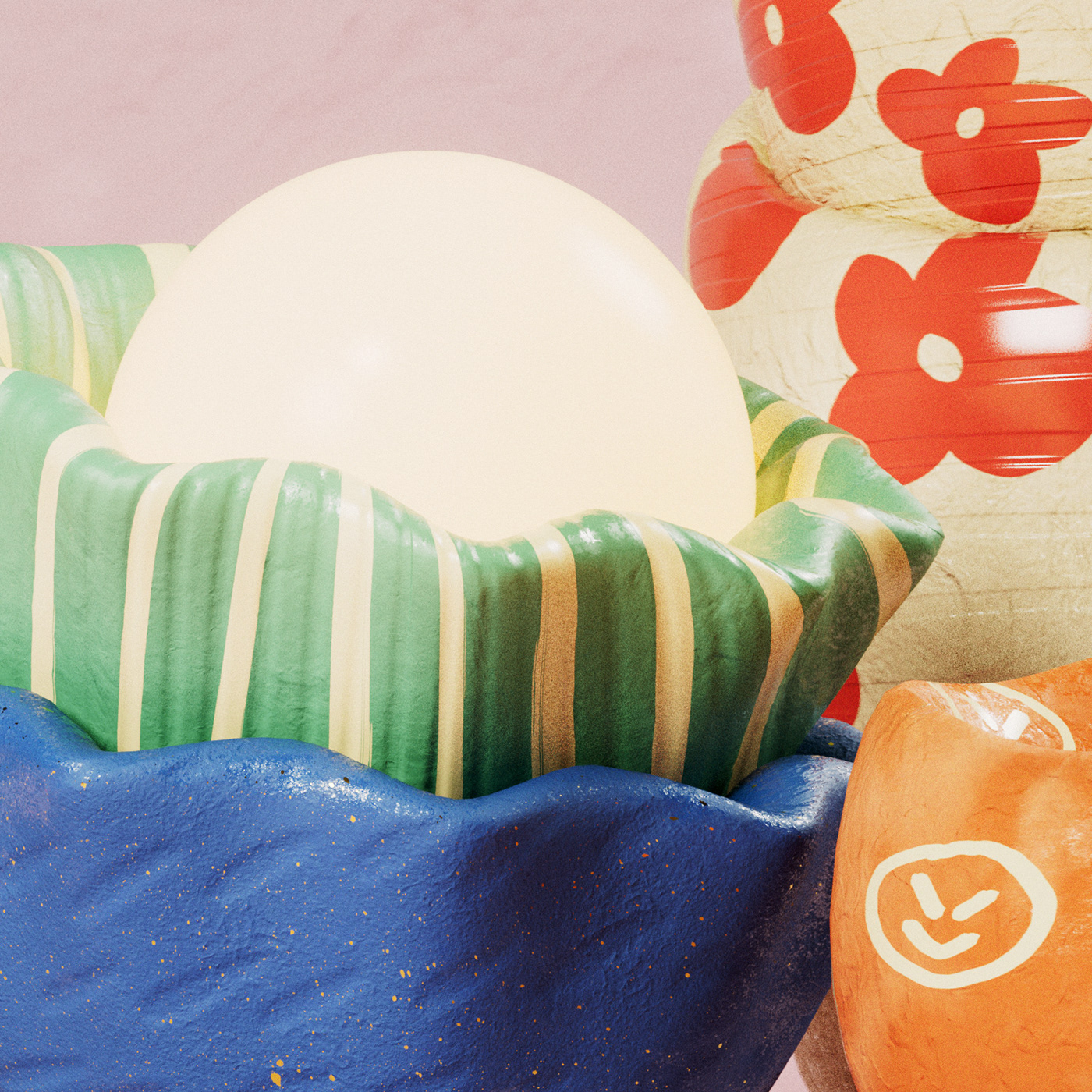 3d，3d illustration，Computer image，ceramics，