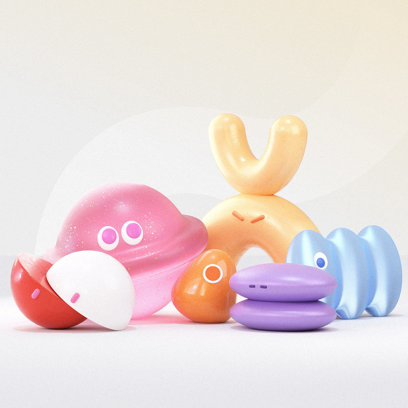 3d，3d illustration，Computer image，ceramics，