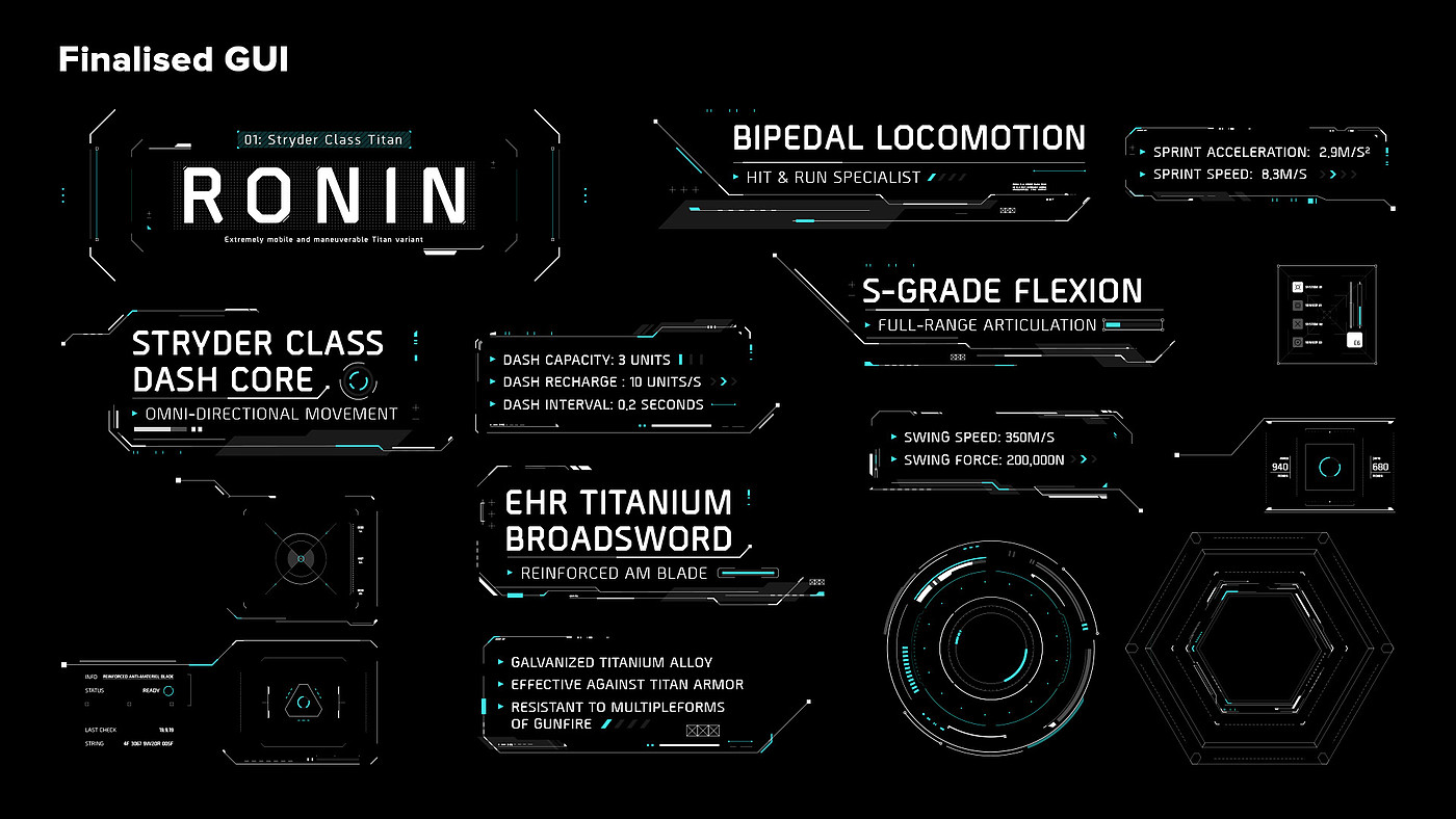 Dynamic graphics，Titan Fall 2，animation，Dynamic image design，product design，