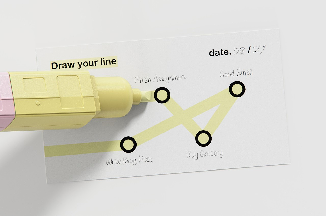 Fluorescent pen，product design，Appearance design，Inspired design，