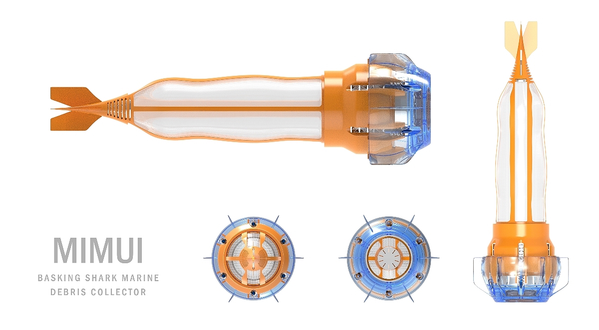 姥鲨海洋垃圾收集器（仿生），
