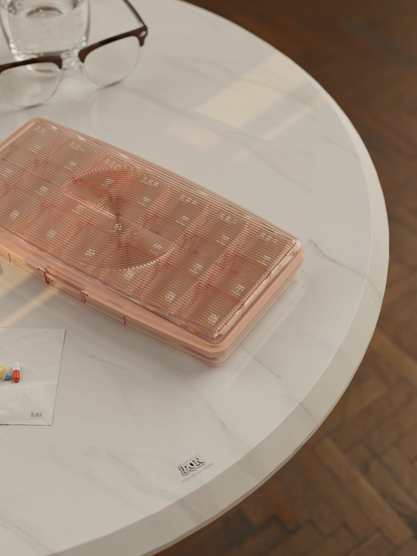 Medicine box，Portable medicine box，product design，