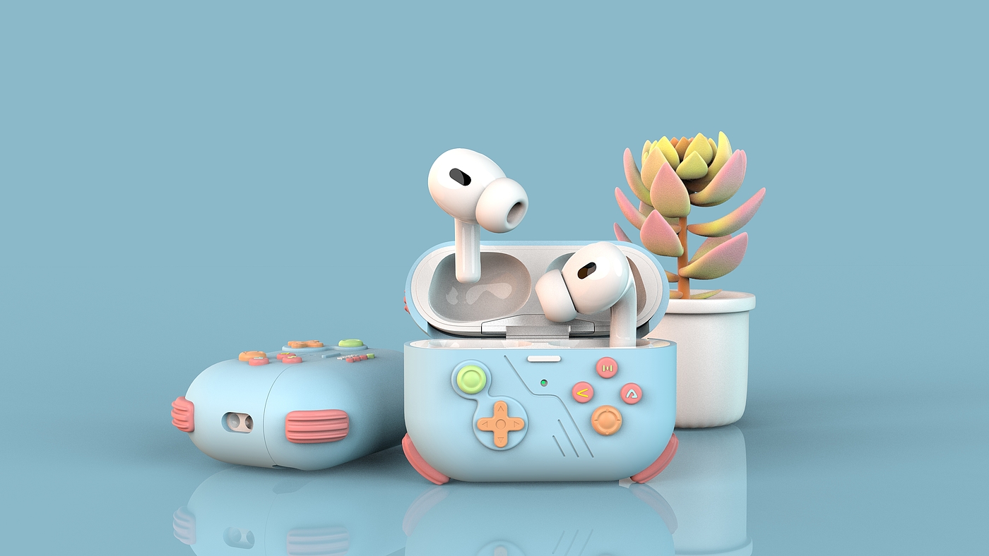 Earphone protective cover，product design，