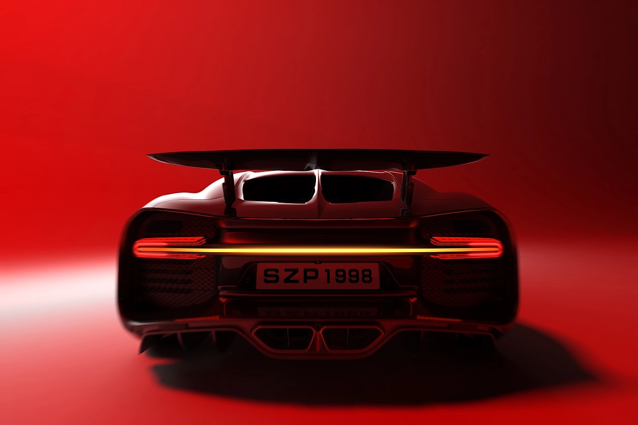 Sports car rendering，keyshot，Bugatti Veyron，