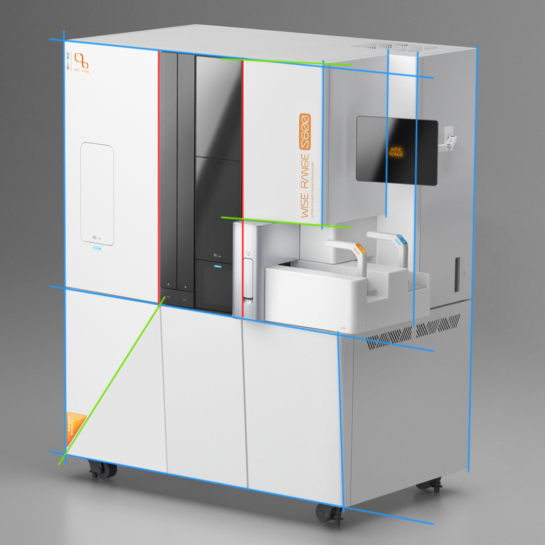 medical apparatus and instruments，Medical products，Coagulation tester，product design，Appearance design，