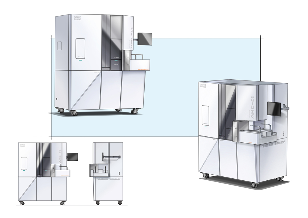 medical apparatus and instruments，Medical products，Coagulation tester，product design，Appearance design，