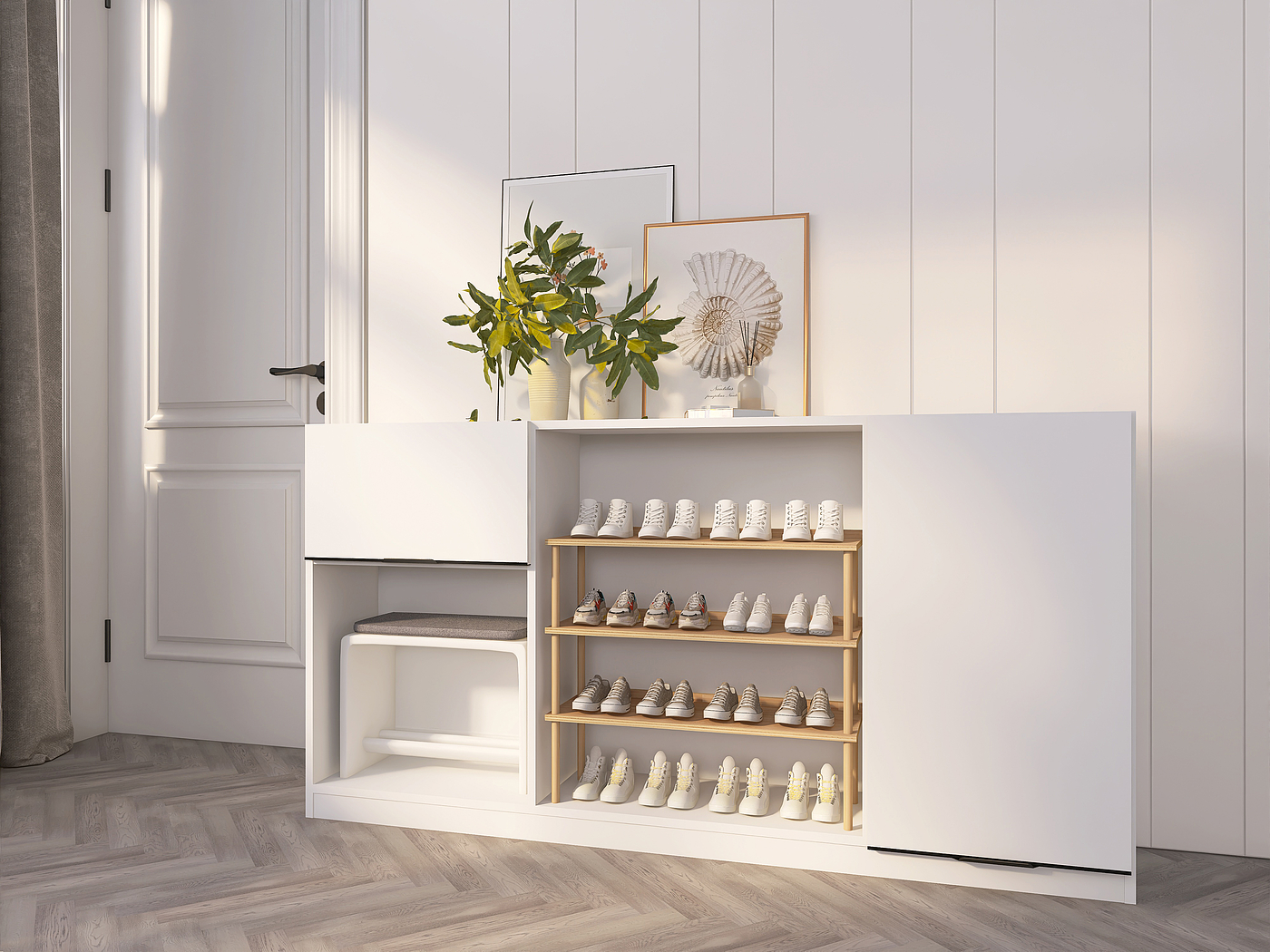 shoe rack，