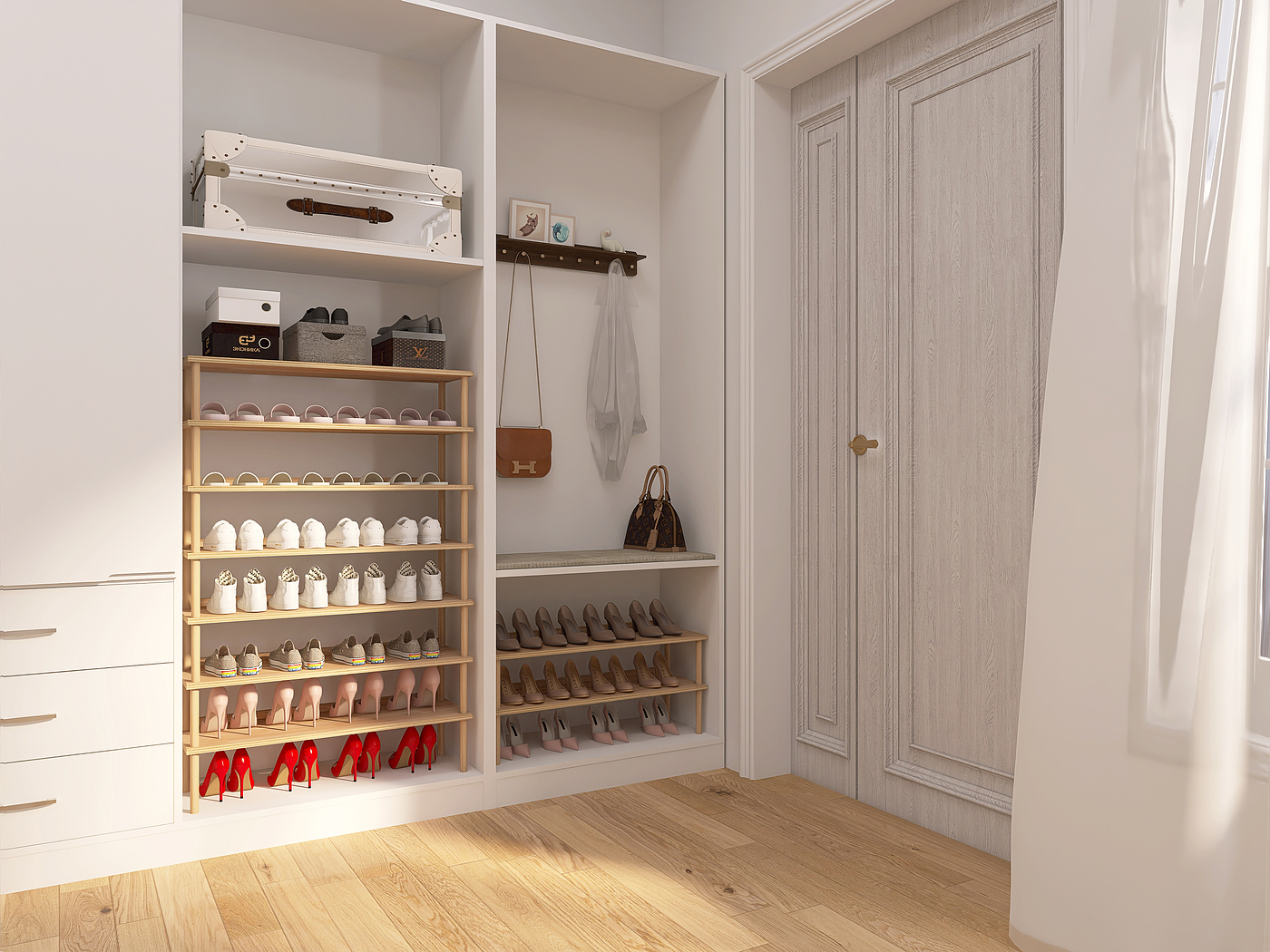 shoe rack，