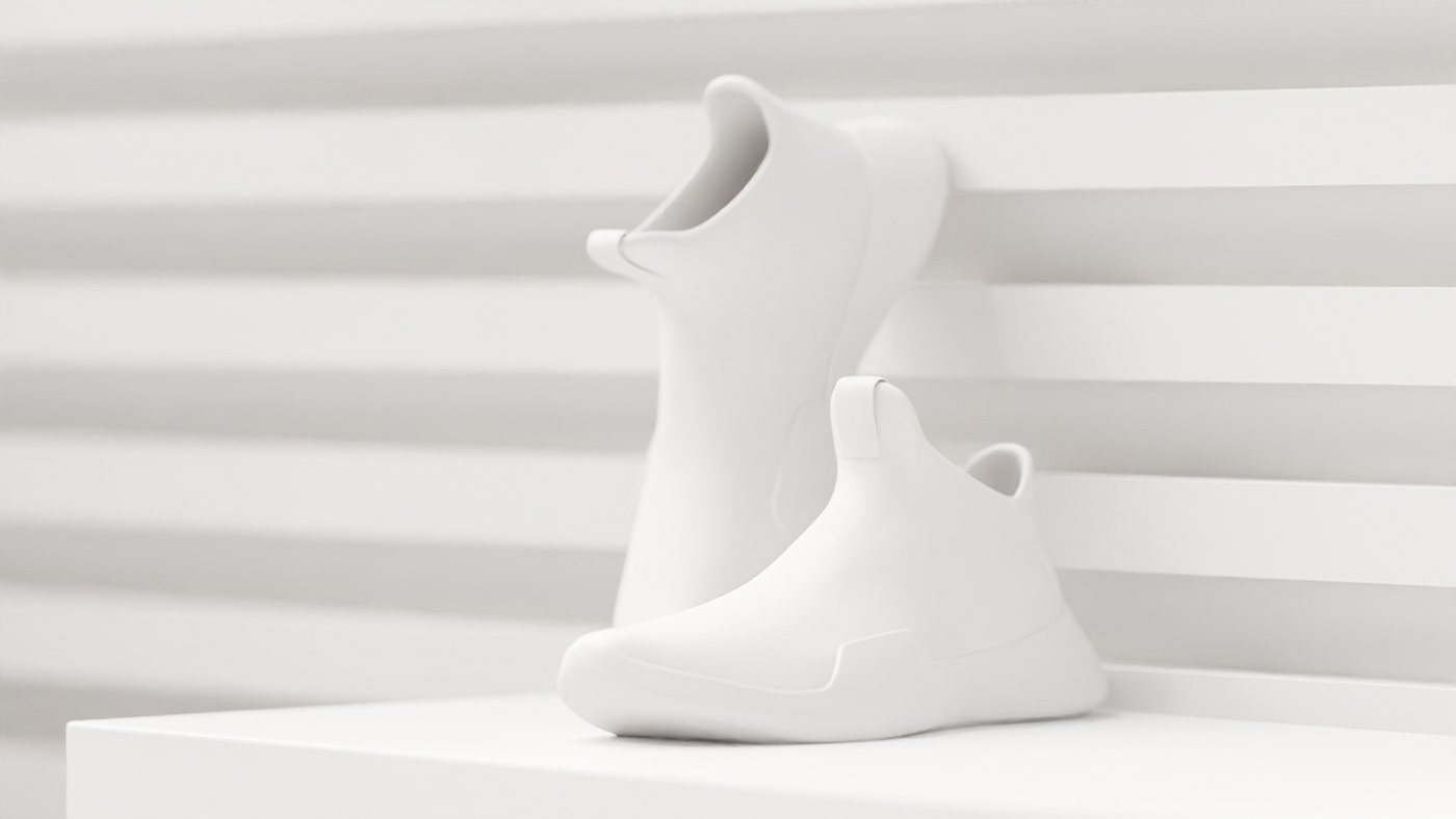 Fast Runner，Running shoes，texture of material，