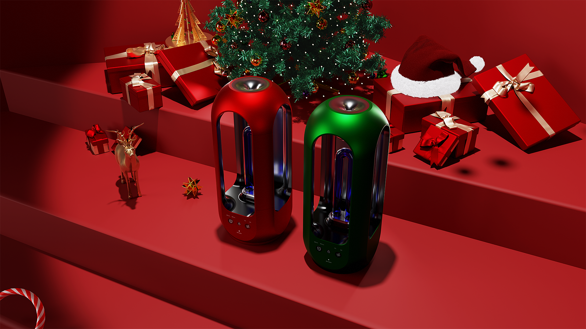 intelligence，simple style ，Disinfection lamp，Ultraviolet disinfection lamp，Disinfection products，Purple line products，Epidemic prevention products，sterilization，