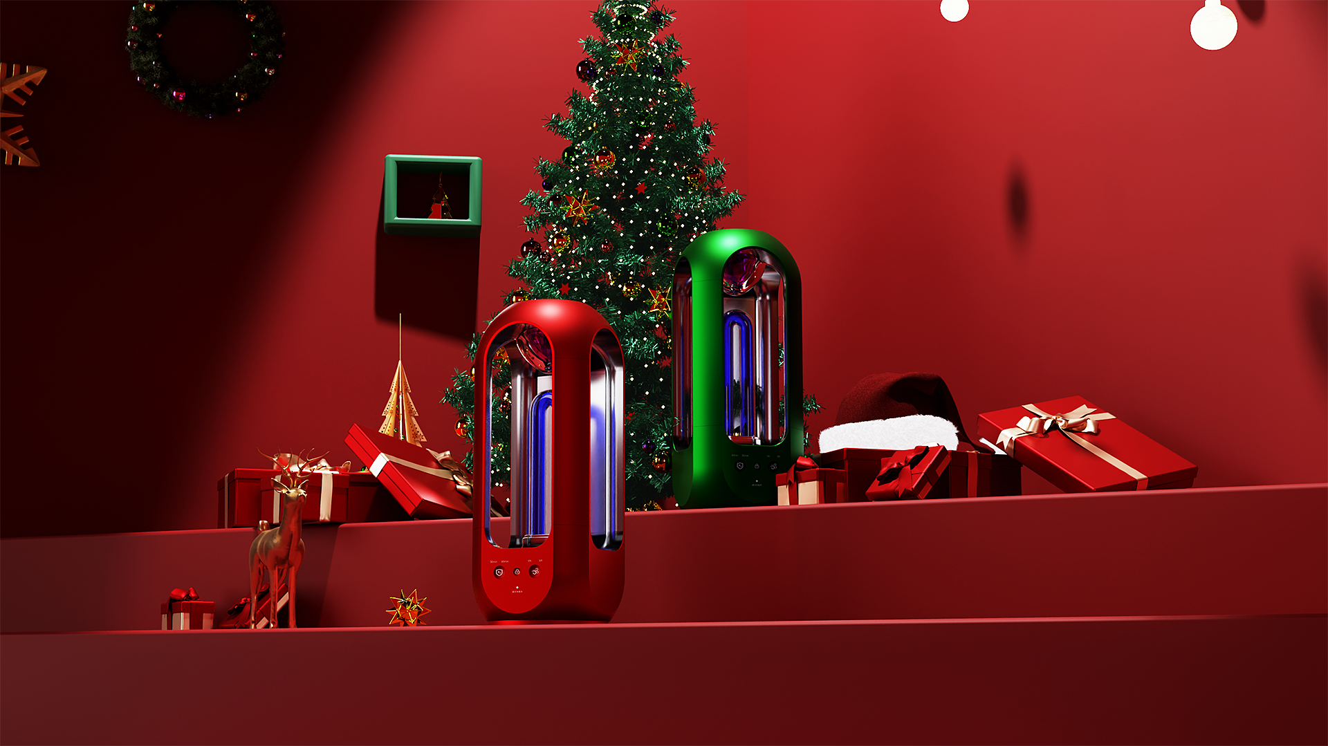 intelligence，simple style ，Disinfection lamp，Ultraviolet disinfection lamp，Disinfection products，Purple line products，Epidemic prevention products，sterilization，