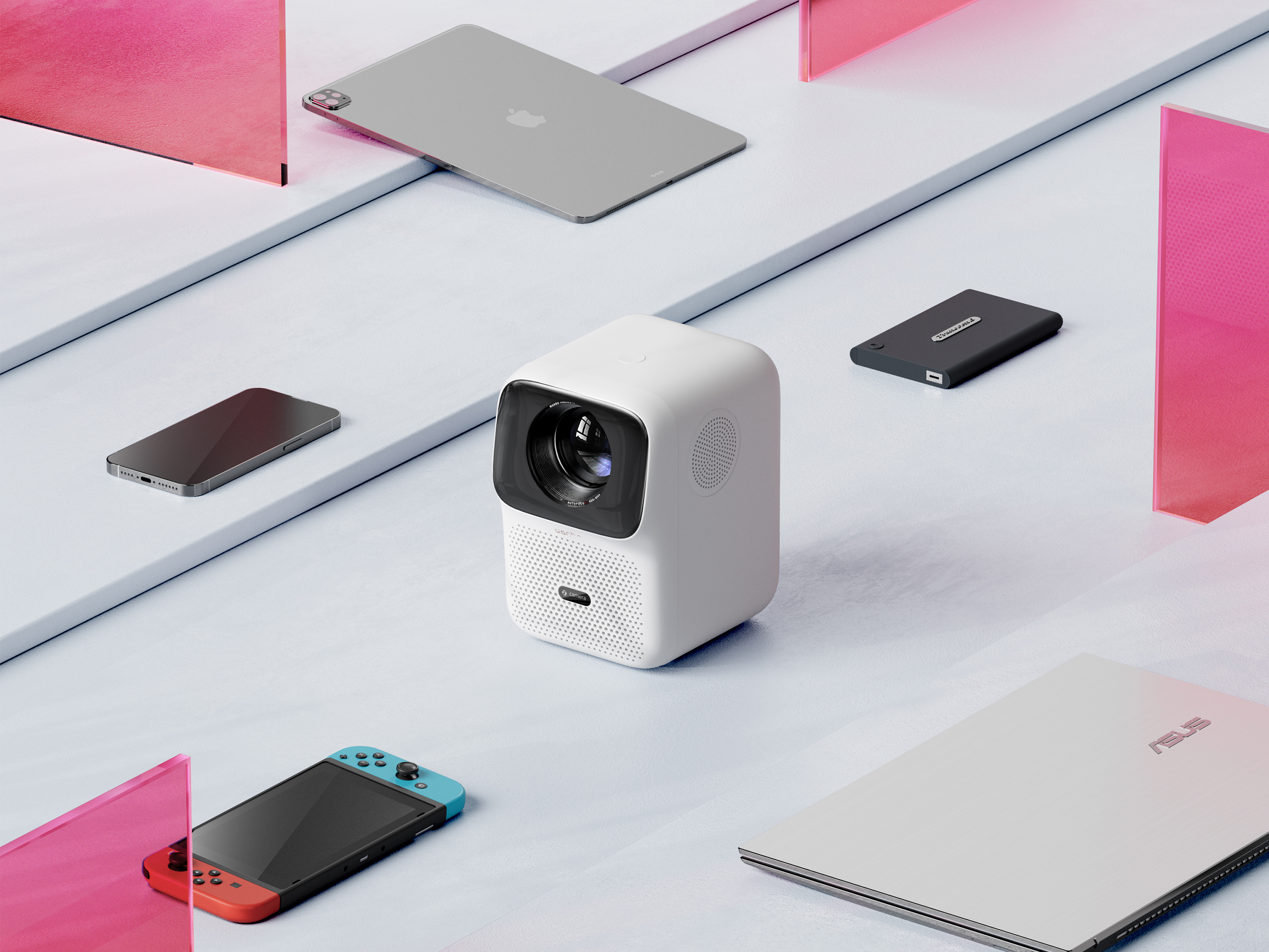 Projectors, Watching Movies, Happiness，