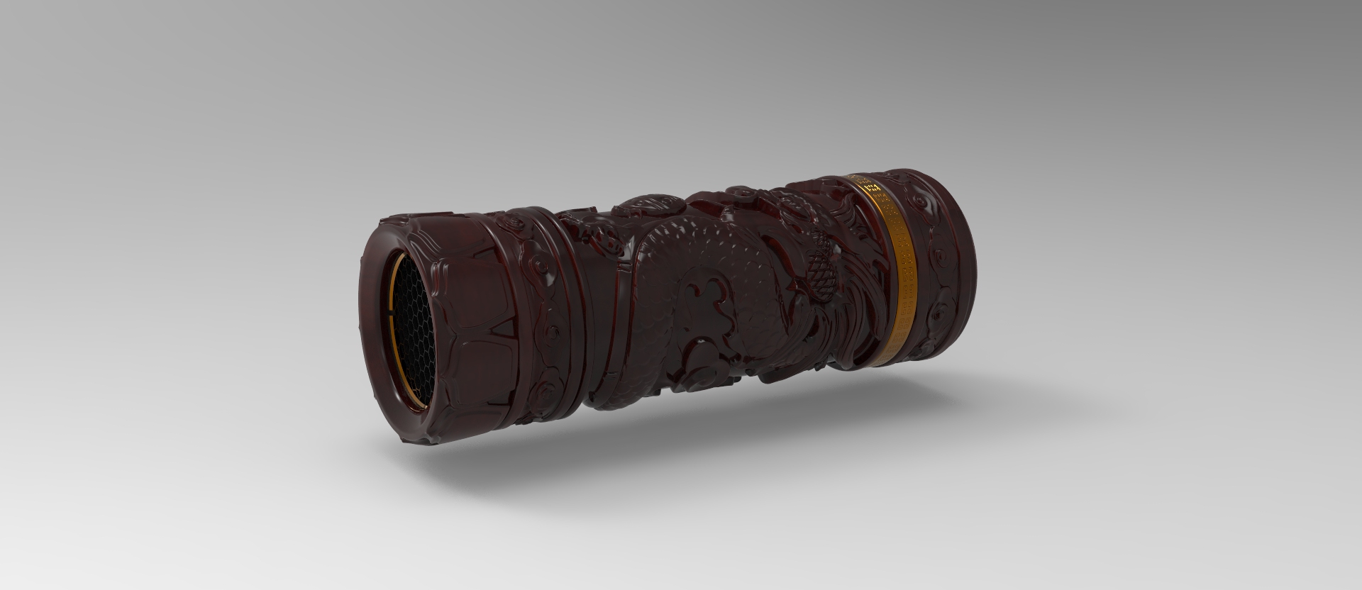 telescope，Retro telescope，Chinese style，carving，Monocular telescope，Ornaments，Arts and Crafts，Craft telescope，