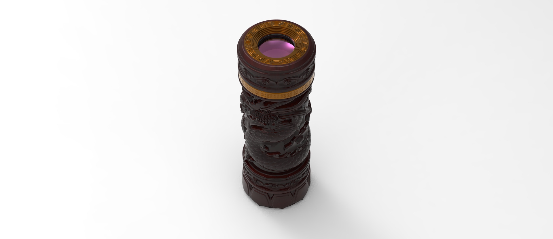 telescope，Retro telescope，Chinese style，carving，Monocular telescope，Ornaments，Arts and Crafts，Craft telescope，