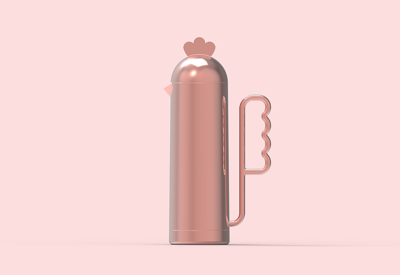 Water bottle，chicken，image，bionics，