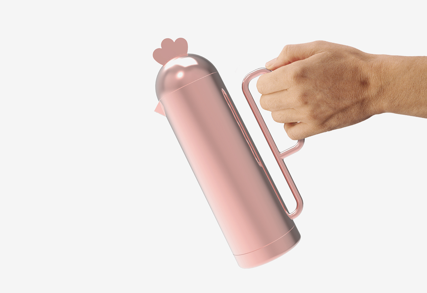 Water bottle，chicken，image，bionics，