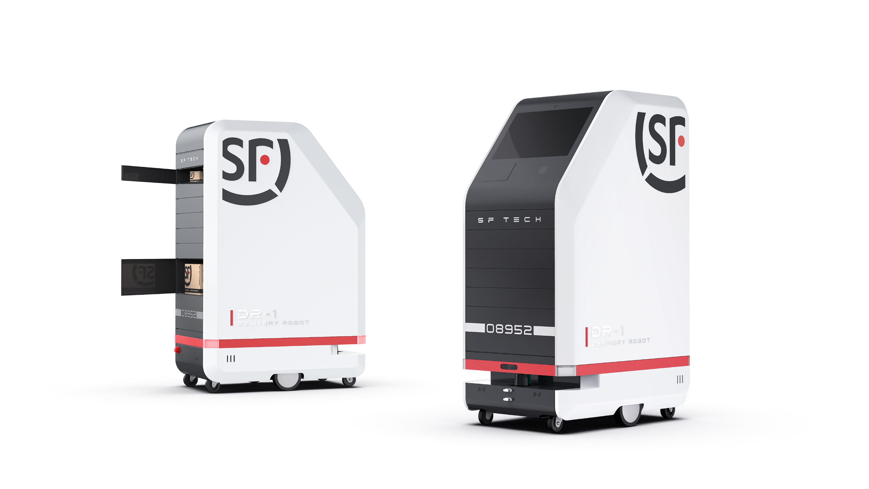 Shunfeng，Building distribution robot，Unmanned vehicle，Chunsun Building，24-hour contactless delivery，Express delivery, takeout, medicine，End distribution，ZACK-DESIGN，