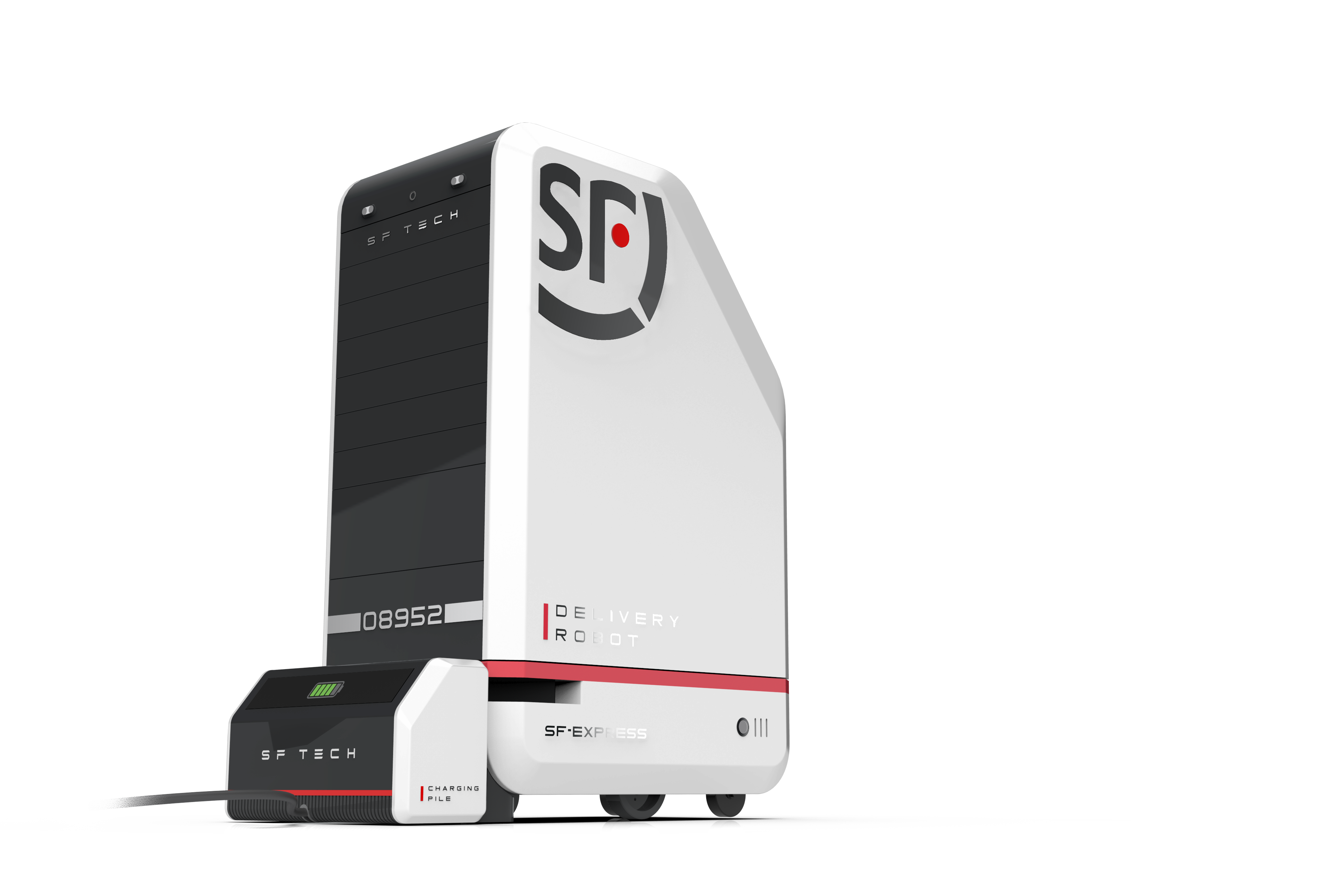 Shunfeng，Building distribution robot，Unmanned vehicle，Chunsun Building，24-hour contactless delivery，Express delivery, takeout, medicine，End distribution，ZACK-DESIGN，