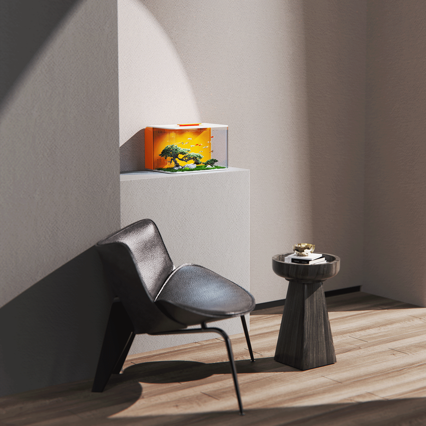 Fish tank, creative, household necessities, desktop ornaments，