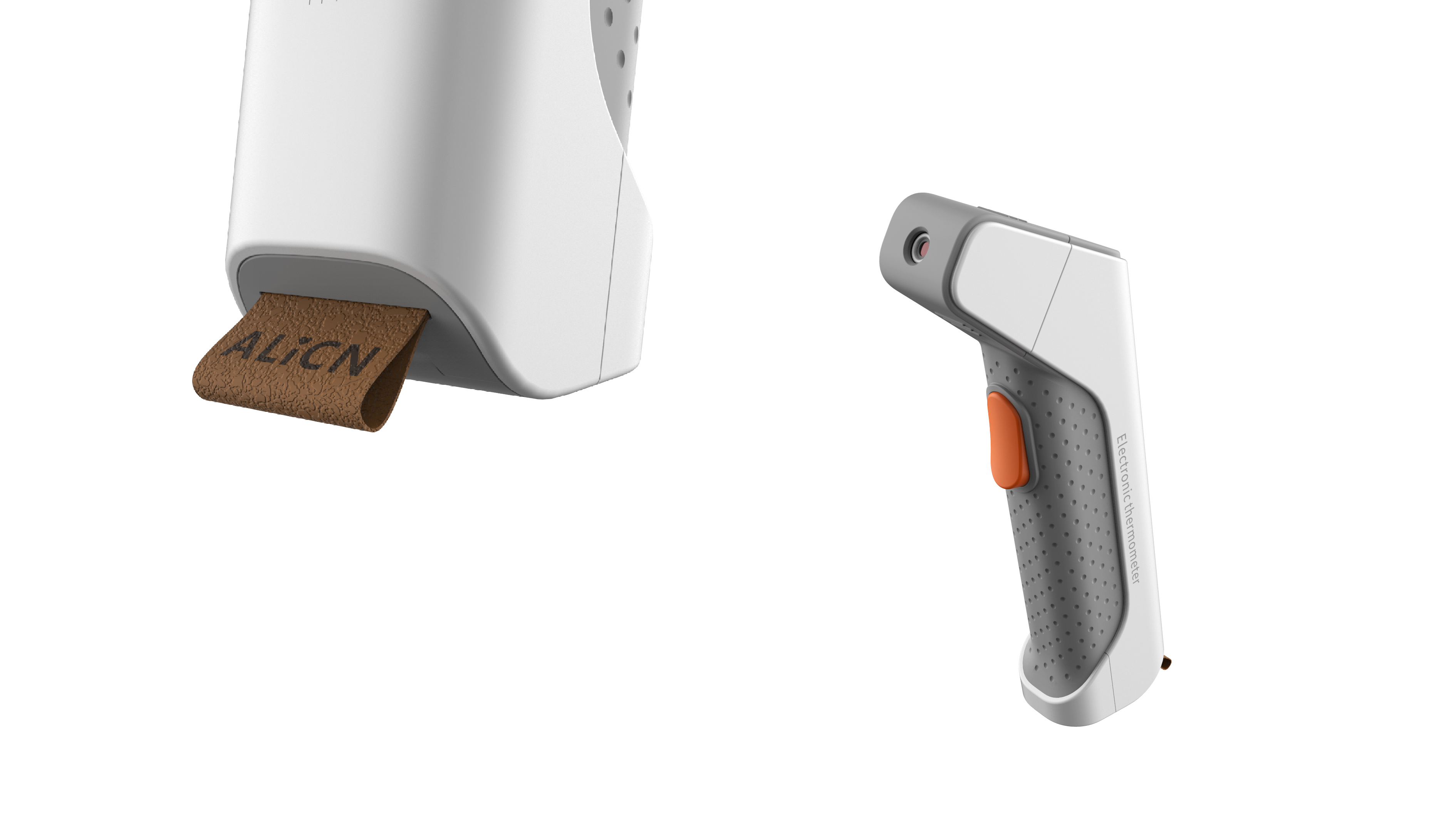 Ear temperature gun，forehead thermometer，Whole case design，Home medical，Electronic thermometer，