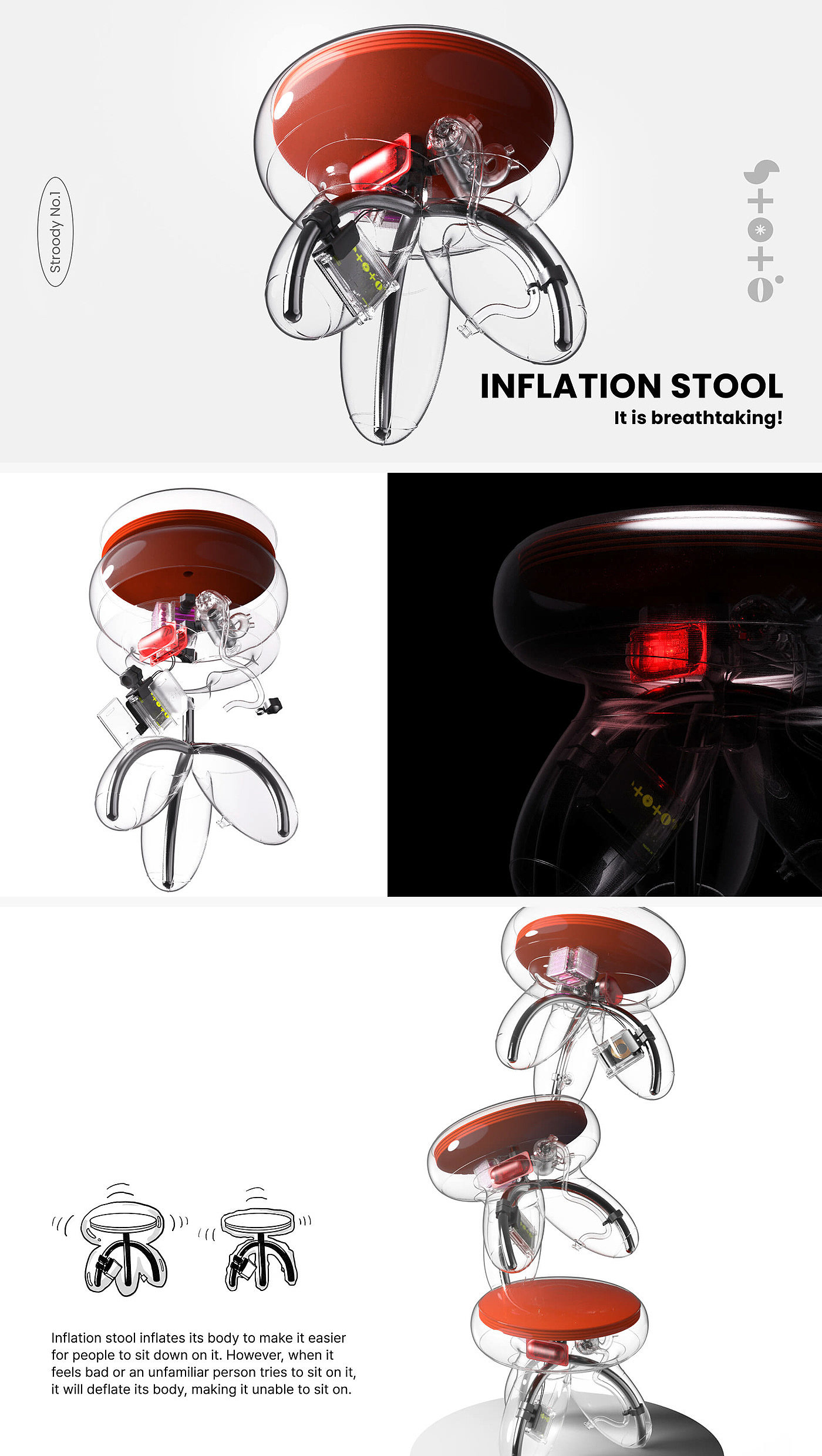 stool，product design，Appearance design，future，Stoto，