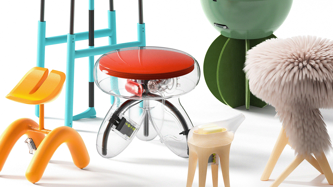 stool，product design，Appearance design，future，Stoto，