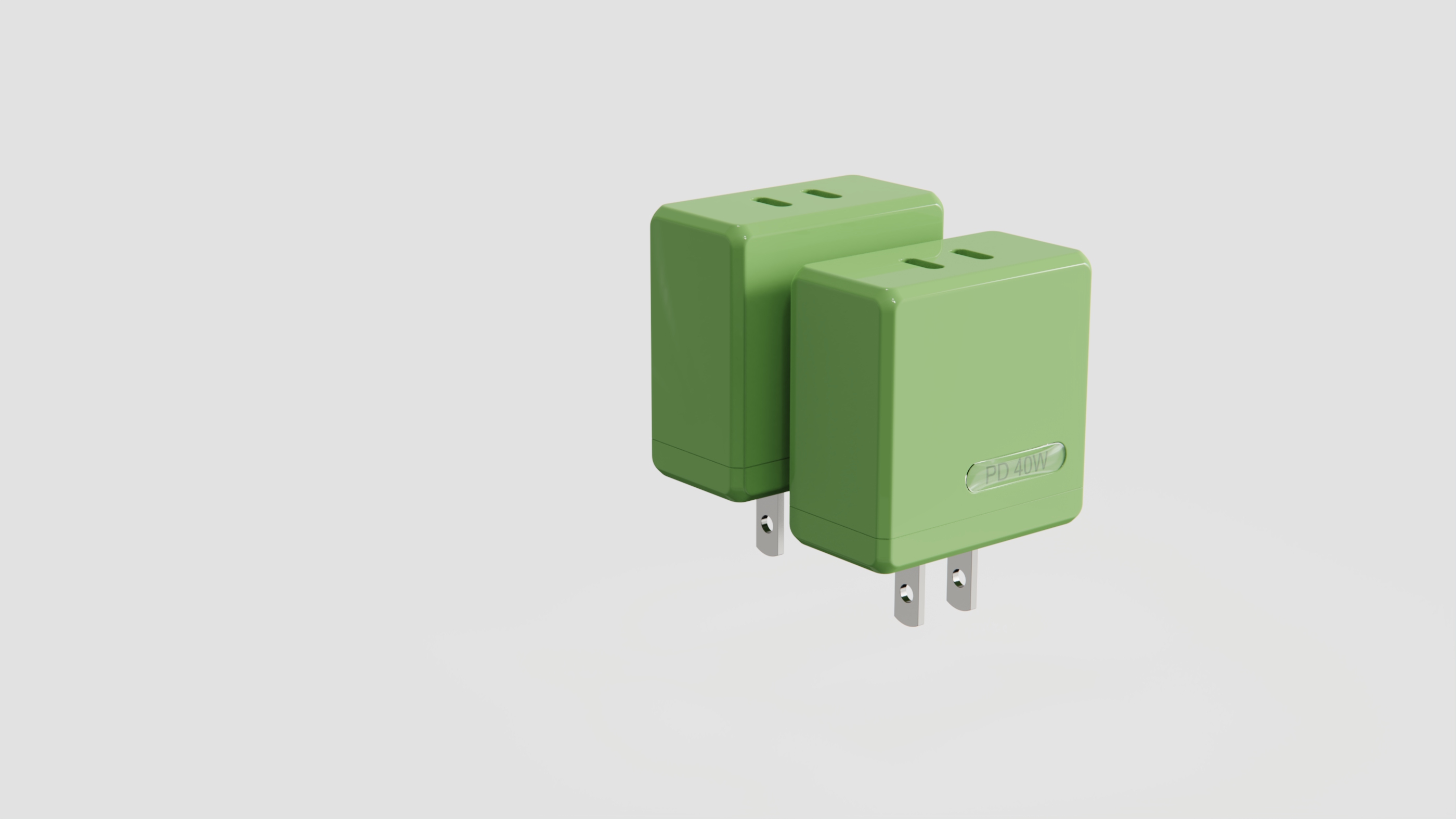 Charger，Fast charging charger，PD40W，usb，product design，