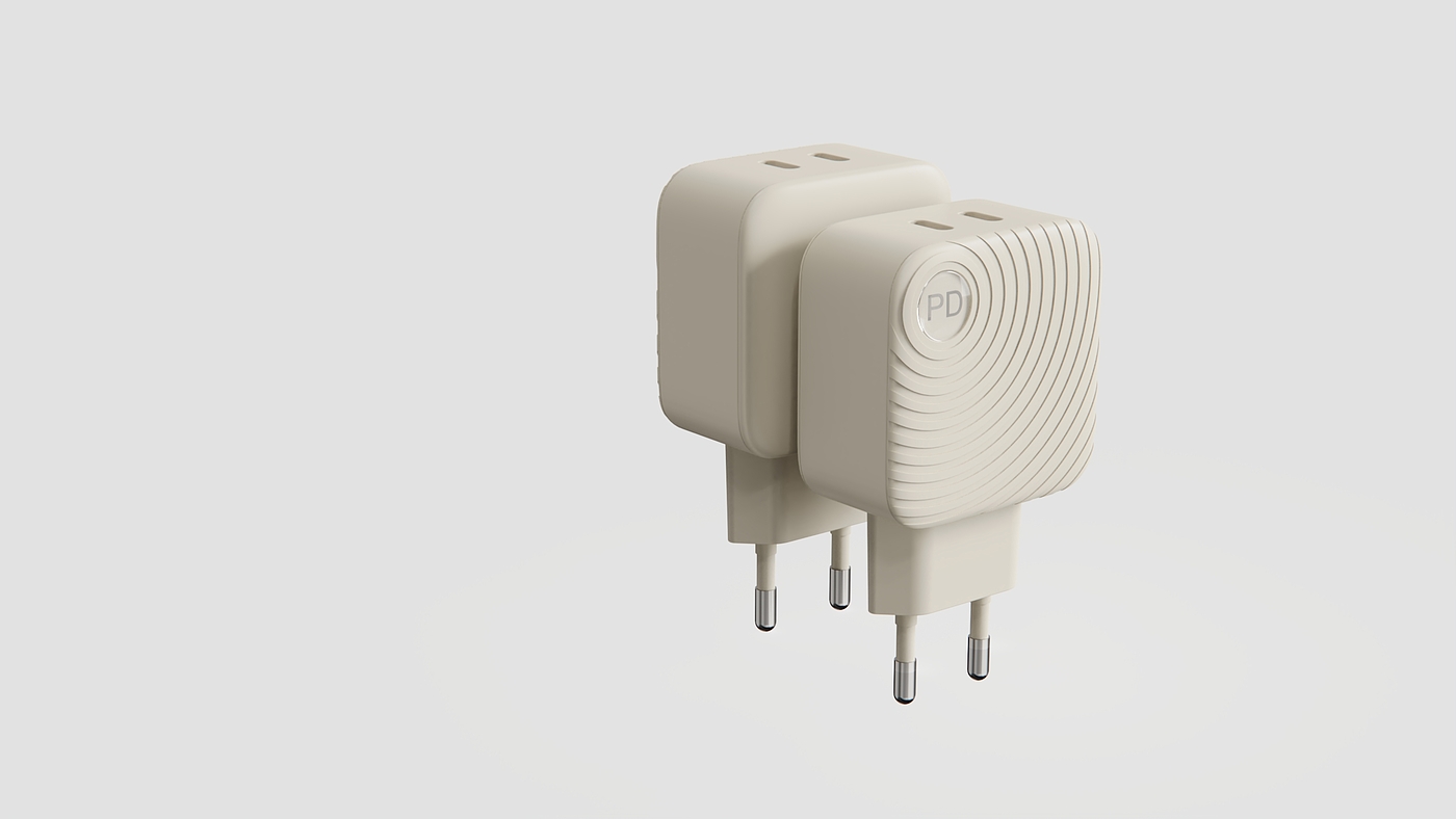 Charger，Fast charging charger，PD40W，usb，product design，