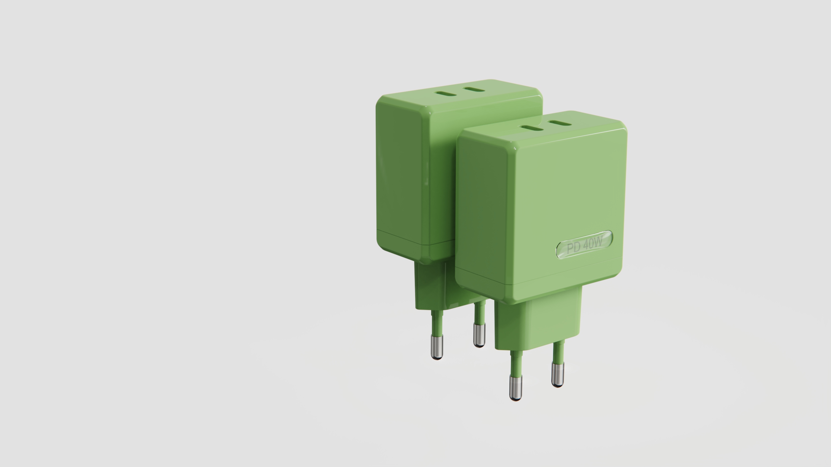 Charger，Fast charging charger，PD40W，usb，product design，