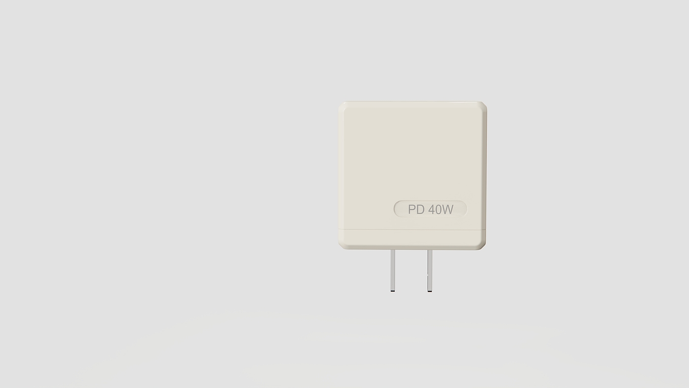 Charger，Fast charging charger，PD40W，usb，product design，