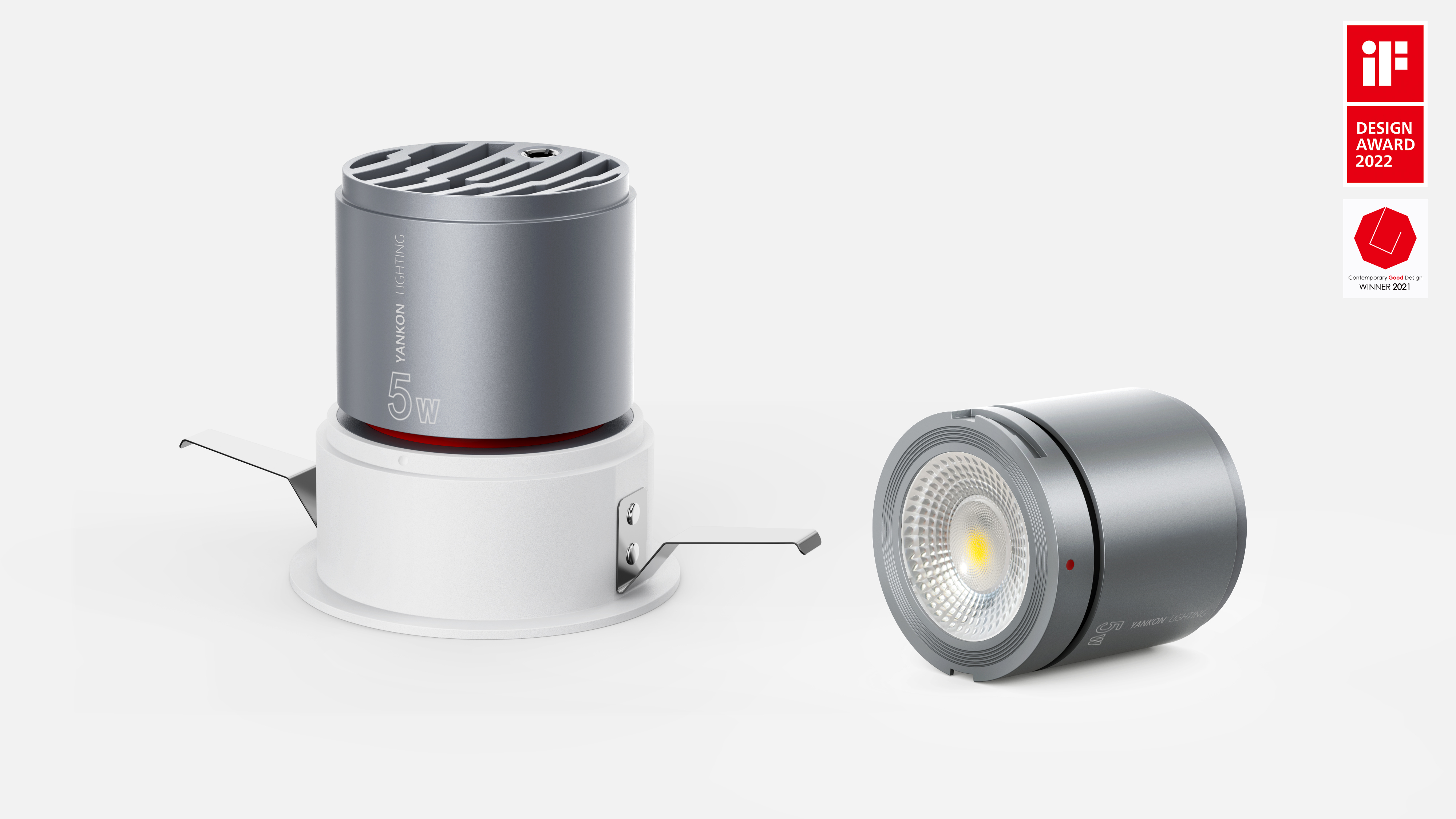 Spotlight，Downlight，if，product design，Appearance design，